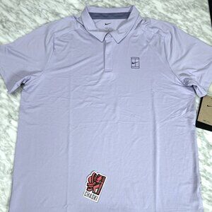 Nike Dri-Fit Court Tennis Polo Shirt Performance Jersey Men Medium FZ6907 505
